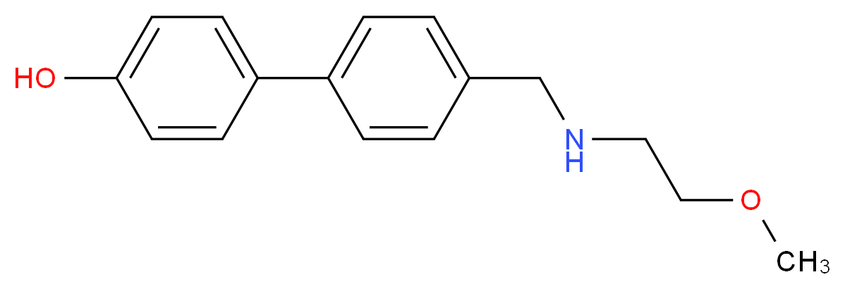 4'-{[(2-methoxyethyl)amino]methyl}biphenyl-4-ol_Molecular_structure_CAS_)
