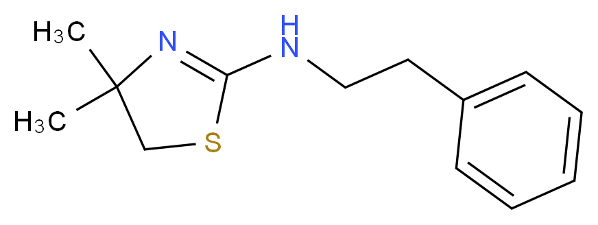 (4,4-Dimethyl-4,5-dihydro-thiazol-2-yl)-phenethyl-amine_Molecular_structure_CAS_)