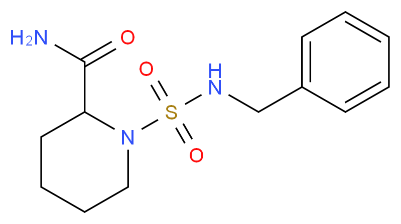 1-[(benzylamino)sulfonyl]piperidine-2-carboxamide_Molecular_structure_CAS_)