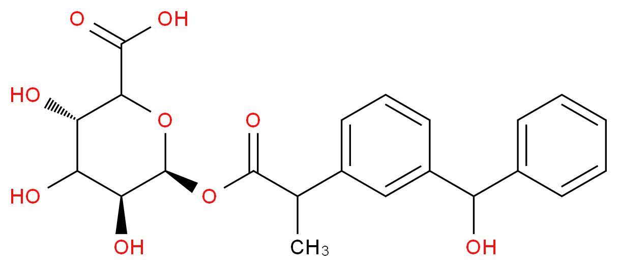 Dihydro Ketoprofen β-D-Glucuronide (Mixture of Diastereomers)_Molecular_structure_CAS_849104-47-8)