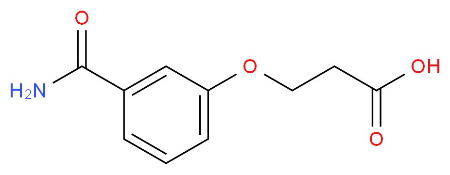 3-(3-carbamoylphenoxy)propanoic acid_Molecular_structure_CAS_)