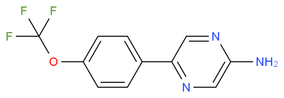 5-[4-(trifluoromethoxy)phenyl]-2-pyrazinamine_Molecular_structure_CAS_)