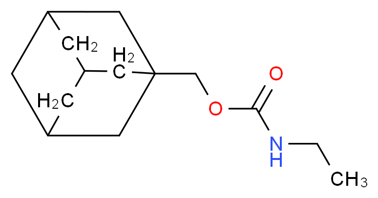 adamantan-1-ylmethyl N-ethylcarbamate_Molecular_structure_CAS_)