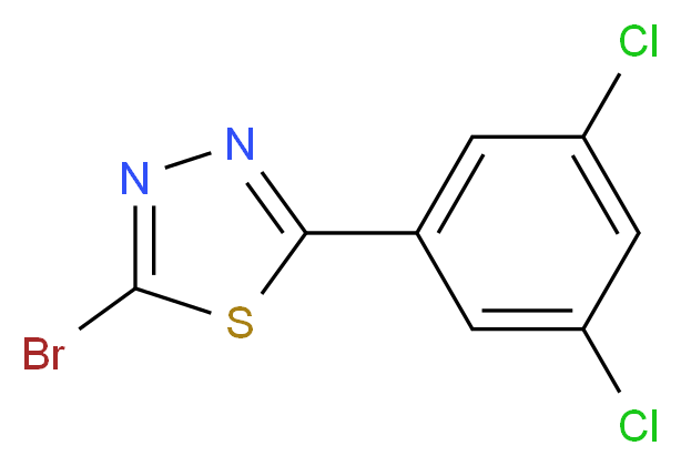 2-bromo-5-(3,5-dichlorophenyl)-1,3,4-thiadiazole_Molecular_structure_CAS_)
