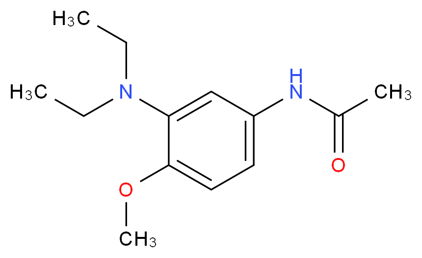 4-Acetylamino-2-(diethylamino)anisole_Molecular_structure_CAS_19433-93-3)