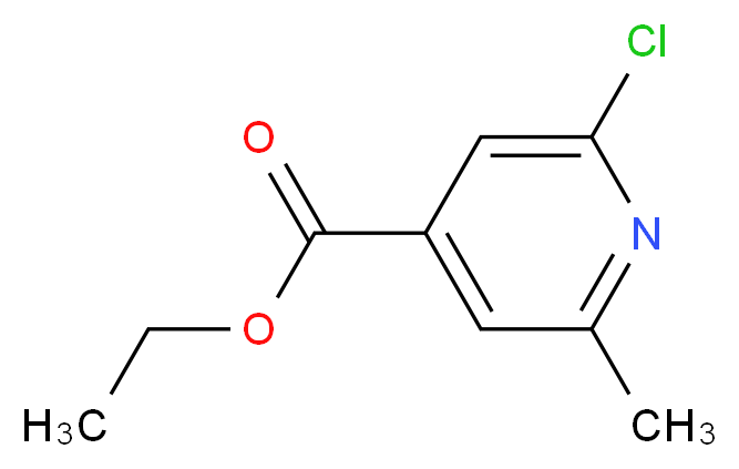 Ethyl 2-chloro-6-methylisonicotinate_Molecular_structure_CAS_3998-88-7)