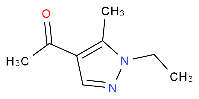 1-(1-Ethyl-5-methyl-1H-pyrazol-4-yl)ethanone_Molecular_structure_CAS_)