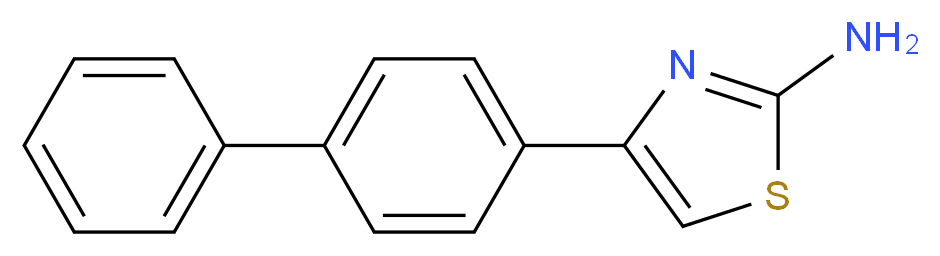 2-Amino-4-(4-biphenylyl)thiazole_Molecular_structure_CAS_)