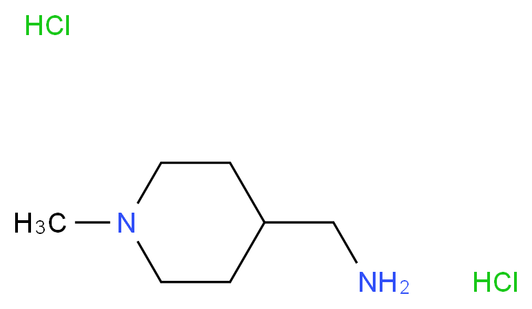 4-(Aminomethyl)-1-methylpiperidine dihydrochloride_Molecular_structure_CAS_)