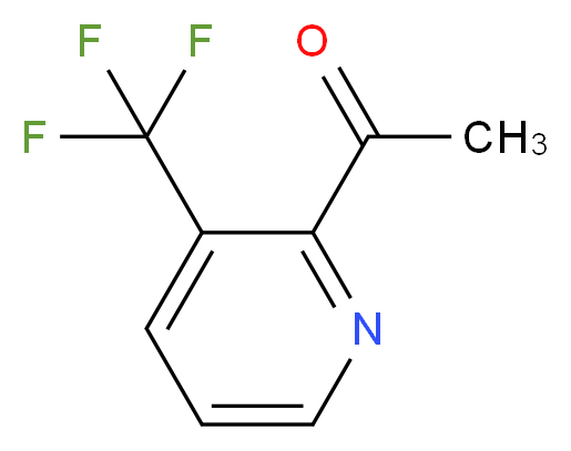 1-[3-(Trifluoromethyl)pyridin-2-yl]ethan-1-one_Molecular_structure_CAS_)