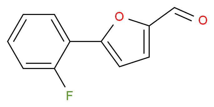 5-(2-fluorophenyl)furan-2-carbaldehyde_Molecular_structure_CAS_)