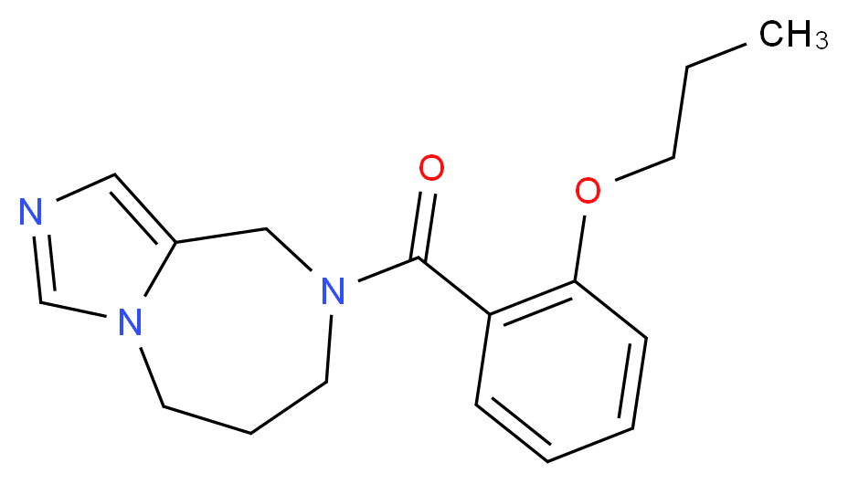 8-(2-propoxybenzoyl)-6,7,8,9-tetrahydro-5H-imidazo[1,5-a][1,4]diazepine_Molecular_structure_CAS_)