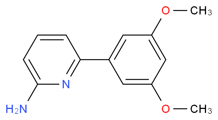 6-(3,5-dimethoxyphenyl)pyridin-2-amine_Molecular_structure_CAS_)