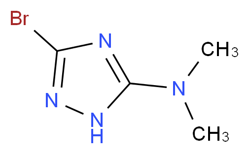 3-bromo-N,N-dimethyl-1H-1,2,4-triazol-5-amine_Molecular_structure_CAS_1243250-05-6)