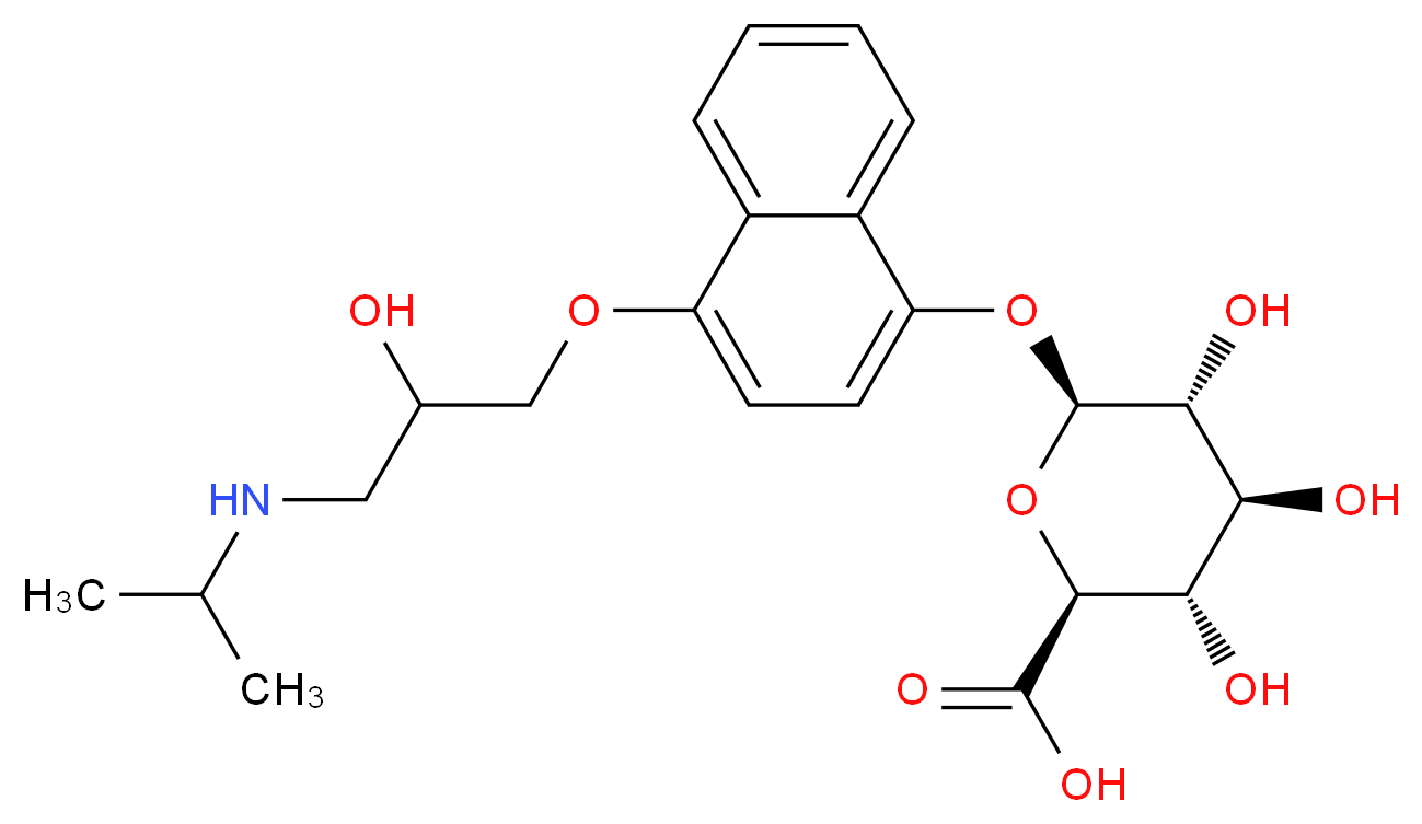4-Hydroxy Propranolol β-D-Glucuronide (Mixture of Diastereomers)_Molecular_structure_CAS_94731-13-2)