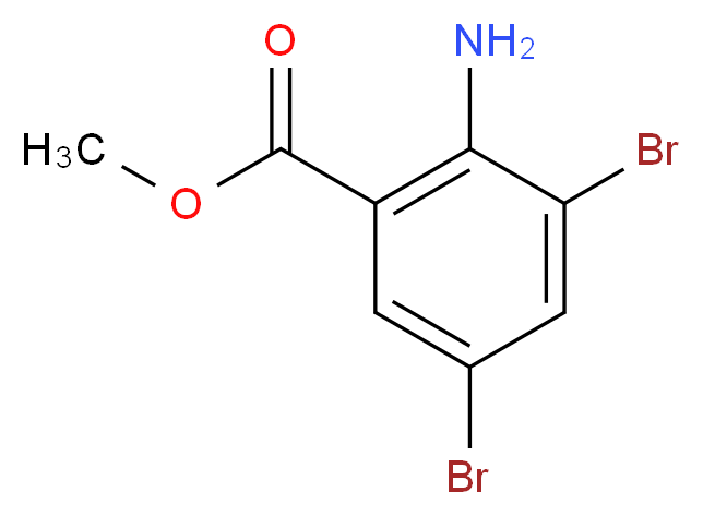 Methyl 2-amino-3,5-dibromobenzoate_Molecular_structure_CAS_606-00-8)