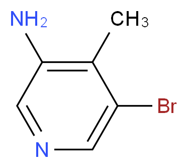 5-Bromo-4-methylpyridin-3-amine_Molecular_structure_CAS_850892-12-5)