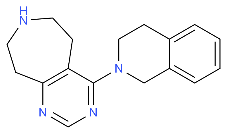 4-(3,4-dihydroisoquinolin-2(1H)-yl)-6,7,8,9-tetrahydro-5H-pyrimido[4,5-d]azepine_Molecular_structure_CAS_)