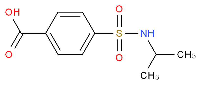 4-Isopropylsulfamoyl-benzoic acid_Molecular_structure_CAS_10252-66-1)