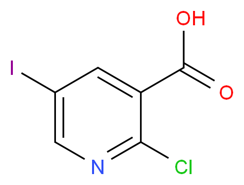 2-Chloro-5-iodonicotinic acid_Molecular_structure_CAS_59782-86-4)