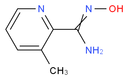 N'-hydroxy-3-methyl-2-pyridinecarboximidamide_Molecular_structure_CAS_690632-33-8)