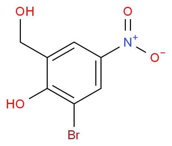 2-Bromo-6-(hydroxymethyl)-4-nitrophenol_Molecular_structure_CAS_)