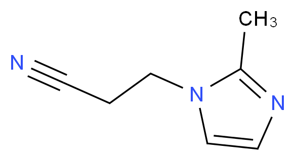 3-(2-Methyl-1H-imidazol-1-yl)propanenitrile_Molecular_structure_CAS_23996-55-6)