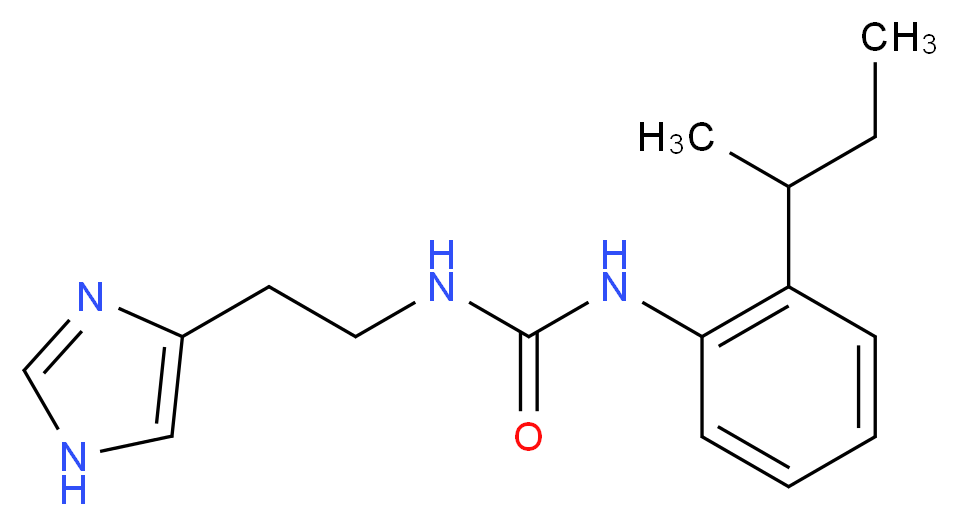 N-(2-sec-butylphenyl)-N'-[2-(1H-imidazol-4-yl)ethyl]urea_Molecular_structure_CAS_)