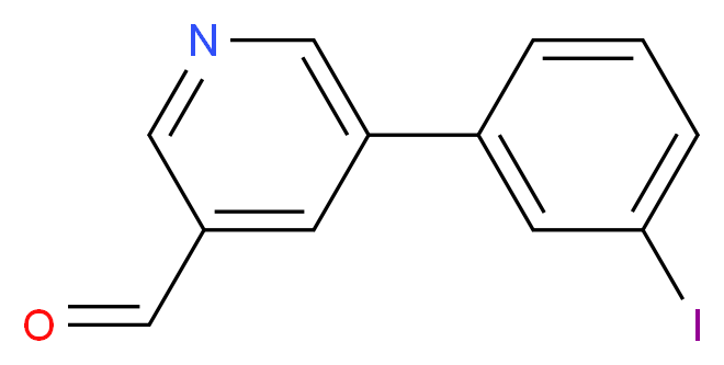 5-(3-IODOPHENYL)PYRIDINE-3-CARBALDEHYDE_Molecular_structure_CAS_)