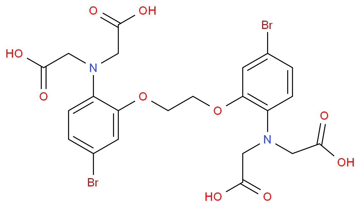1,2-Bis(2-amino-5-bromophenoxy)ethane-N,N,N′,N′-tetraacetic acid_Molecular_structure_CAS_73630-11-2)