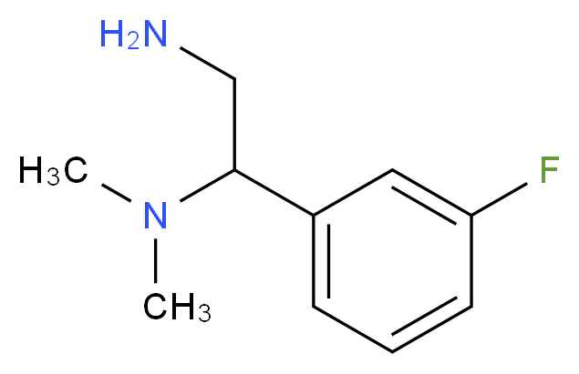 1-(3-Fluoro-phenyl)-N*1*,N*1*-dimethyl-ethane-1,2-diamine_Molecular_structure_CAS_)