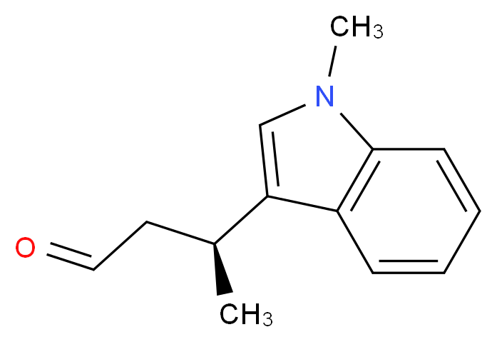 (3S)-(+)-3-(1-Methyl-1H-indol-3-yl)-1-butyraldehyde_Molecular_structure_CAS_406920-65-8)