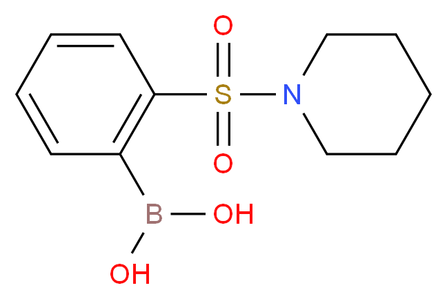 2-(Piperidin-1-ylsulphonyl)benzeneboronic acid 97%_Molecular_structure_CAS_)