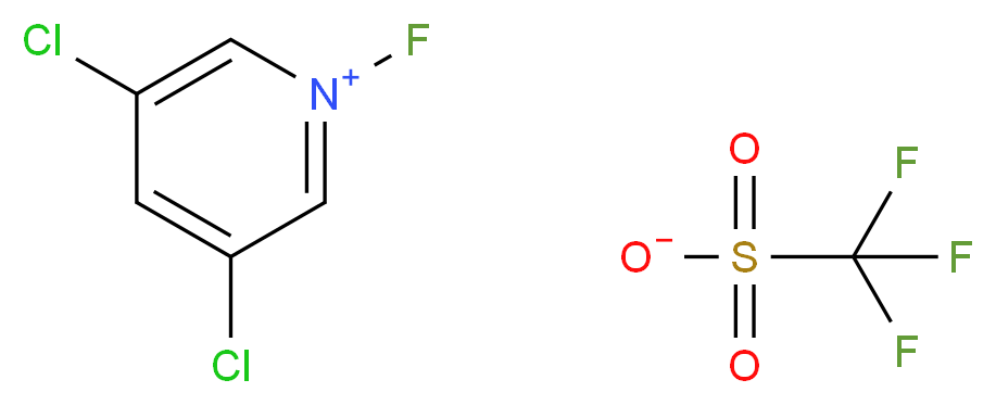 3,5-Dichloro-N-fluoropyridinium trifluoromethanesulphonate_Molecular_structure_CAS_107264-06-2)