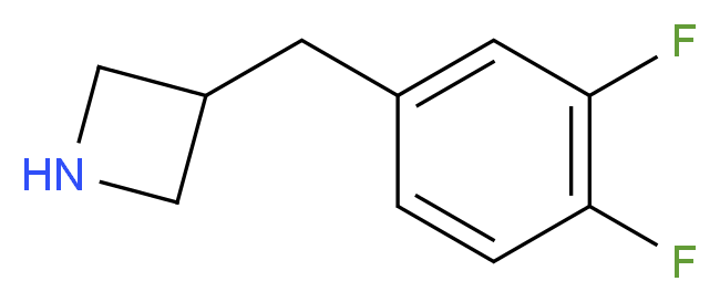 3-[(3,4-Difluorophenyl)methyl]azetidine_Molecular_structure_CAS_937609-49-9)