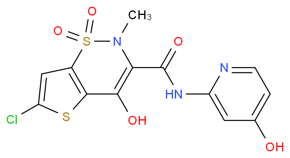 5-Hydroxy Lornoxicam_Molecular_structure_CAS_123252-96-0)