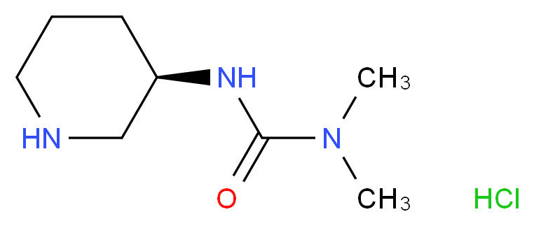 1,1-Dimethyl-3-[(3S)-piperidin-3-yl]urea hydrochloride_Molecular_structure_CAS_)