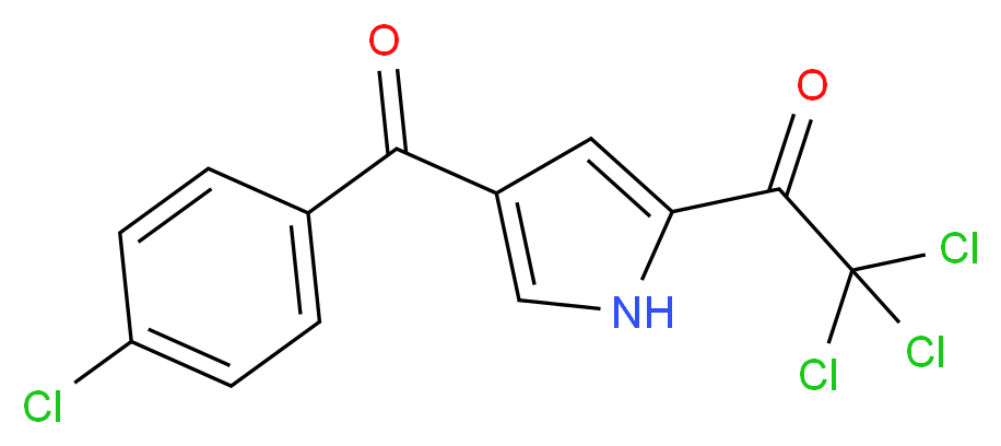 2,2,2-Trichloro-1-[4-(4-chlorobenzoyl)-1H-pyrrol-2-yl]-1-ethanone_Molecular_structure_CAS_)