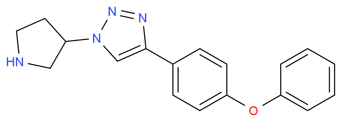 4-(4-phenoxyphenyl)-1-pyrrolidin-3-yl-1H-1,2,3-triazole_Molecular_structure_CAS_)