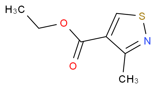 Ethyl 3-methylisothiazole-4-carboxylate 97%_Molecular_structure_CAS_)