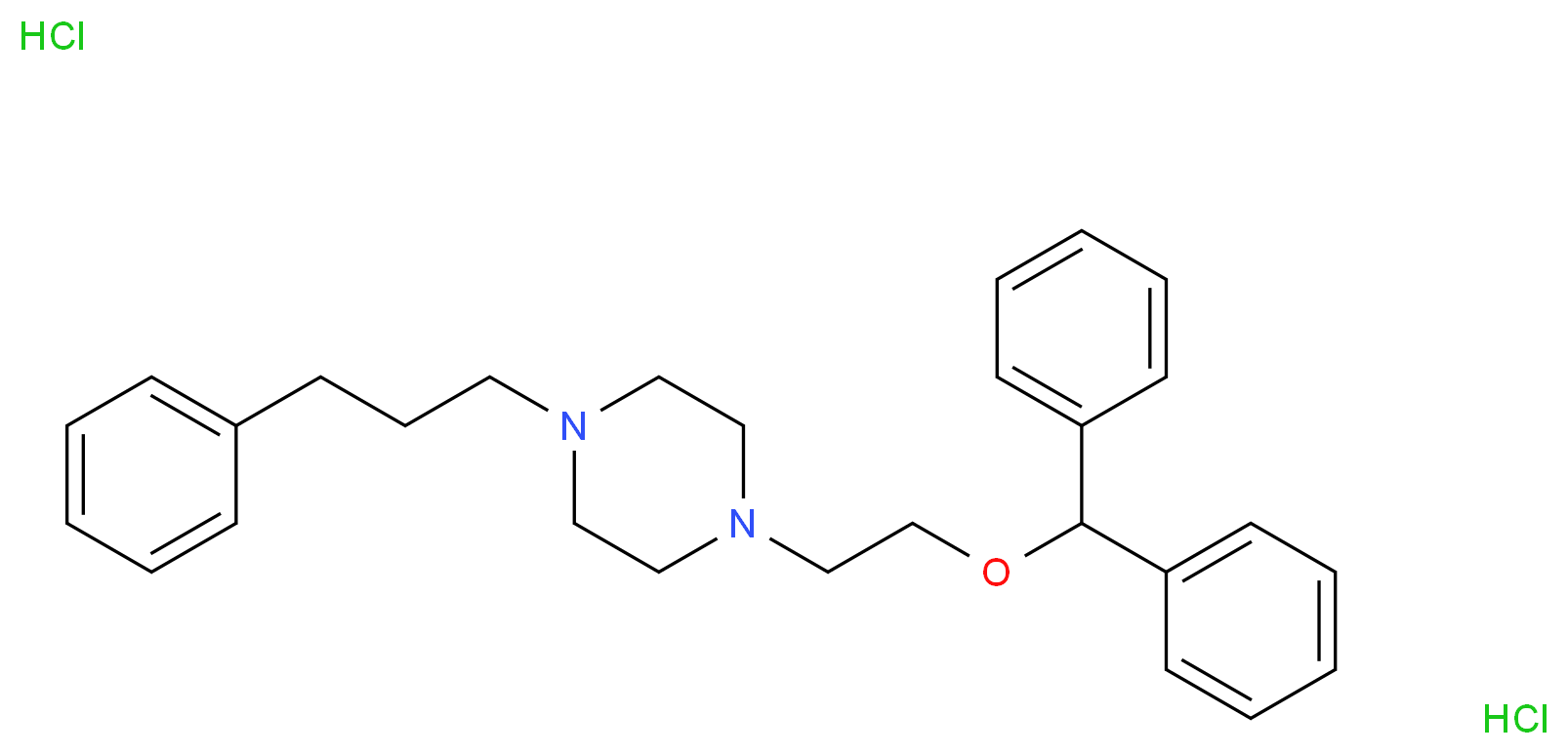 GBR 12935 dihydrochloride_Molecular_structure_CAS_67469-81-2)