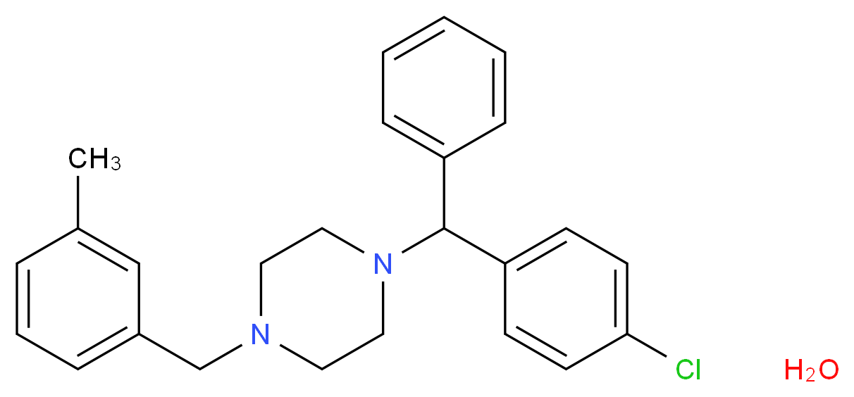 Meclizine Dihydrochloride Monohydrate_Molecular_structure_CAS_31884-77-2)