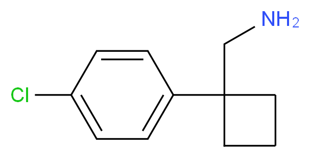 [1-(4-chlorophenyl)cyclobutyl]methanamine_Molecular_structure_CAS_)