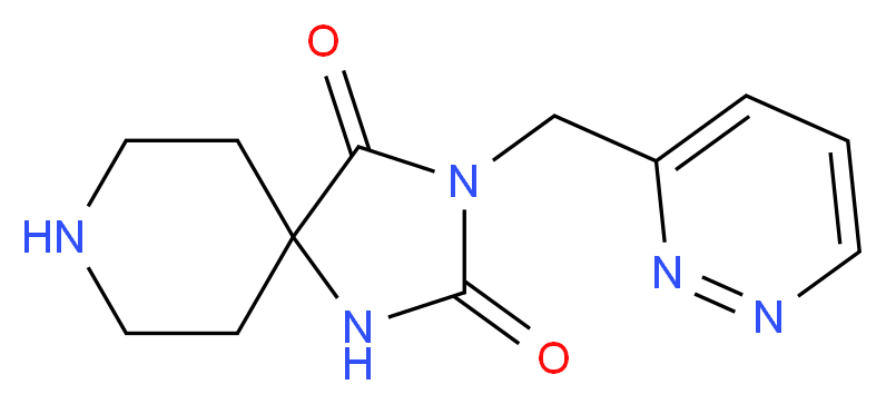 3-(3-pyridazinylmethyl)-1,3,8-triazaspiro[4.5]decane-2,4-dione_Molecular_structure_CAS_)