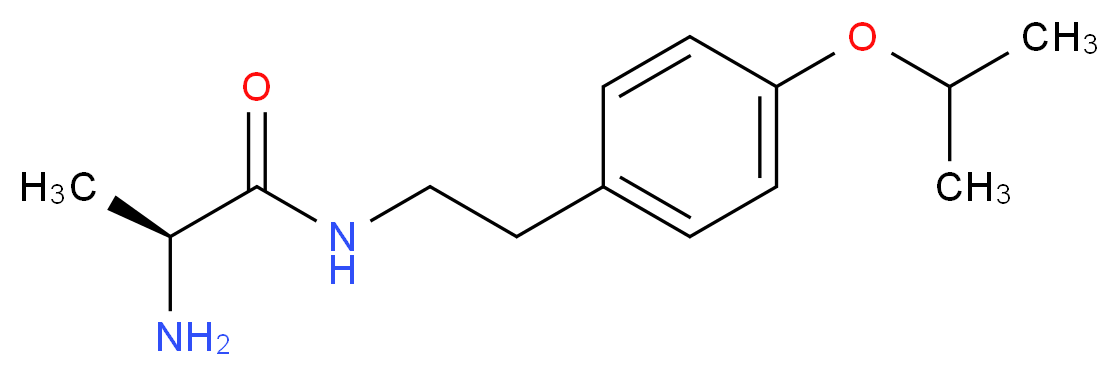 N~1~-[2-(4-isopropoxyphenyl)ethyl]-L-alaninamide_Molecular_structure_CAS_)