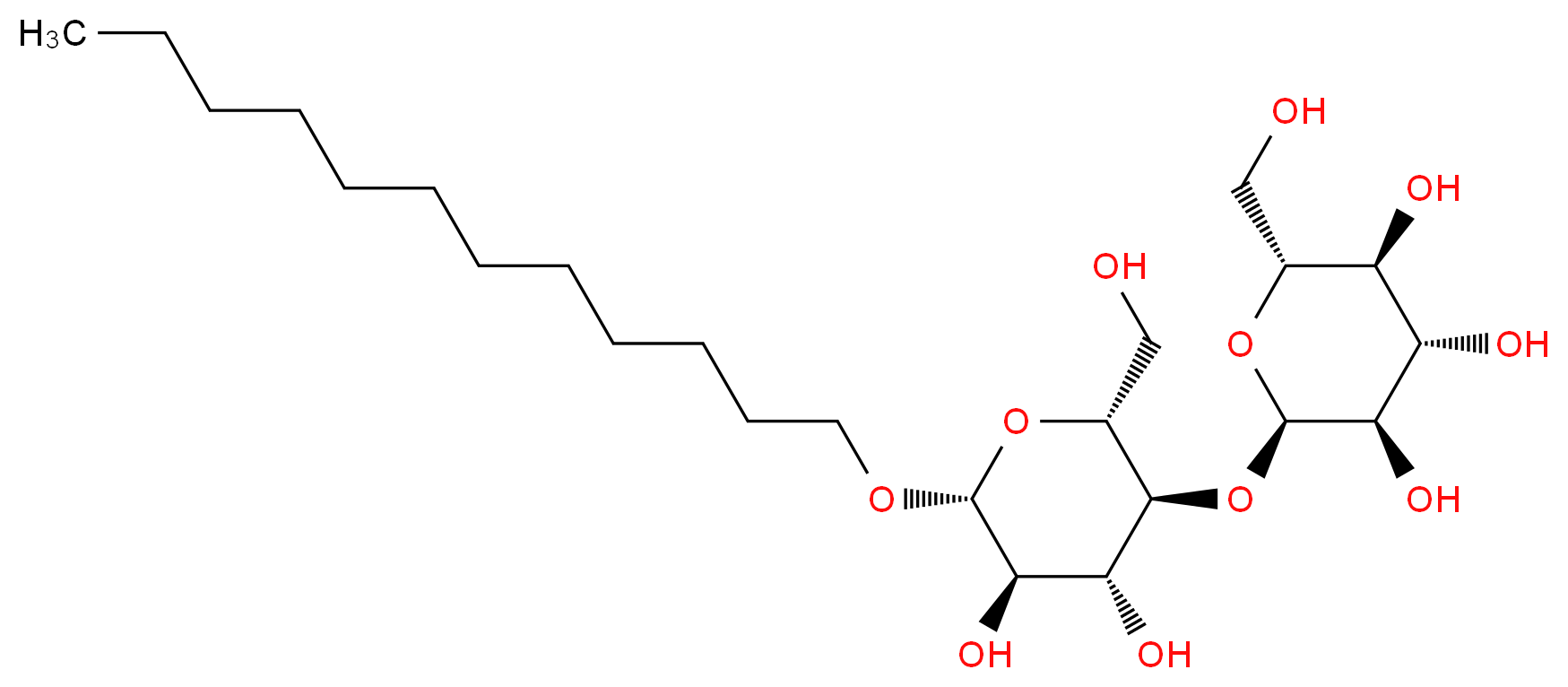 n-Dodecyl β-D-maltoside_Molecular_structure_CAS_69227-93-6)