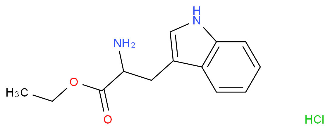 DL-Tryptophan ethyl ester hydrochloride_Molecular_structure_CAS_6519-67-1)