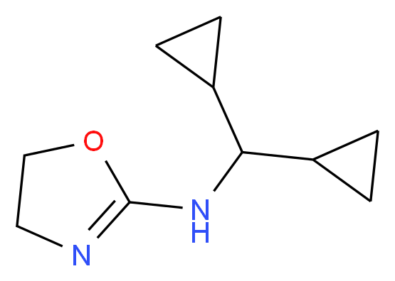 n-(dicyclopropylmethyl)-4,5-dihydro-2-oxazolamine_Molecular_structure_CAS_54187-04-1)
