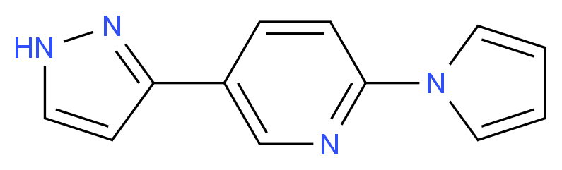 5-(1H-pyrazol-3-yl)-2-(1H-pyrrol-1-yl)pyridine_Molecular_structure_CAS_)