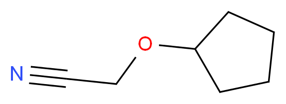 2-(cyclopentyloxy)acetonitrile_Molecular_structure_CAS_)